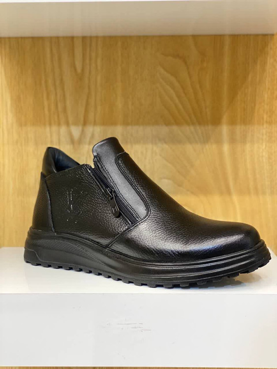 نیم بوت چرم طبیعی